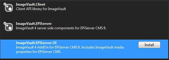 ImageVault NuGet Packages