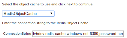 Configure Redis Object Cache